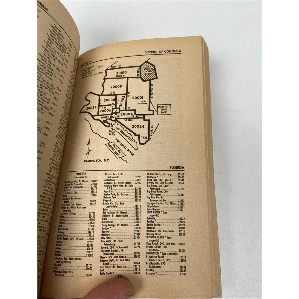 Dennison Zip Code Directory PB Covers All 50 States 100,000 Listings VTG 1977